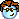 Blaue Coole Smilies (3) Smiley – Blau